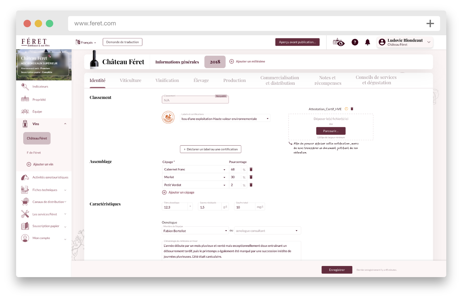 Gérez vos informations dans un espace unique avec Féret Gérez vos informations dans un espace unique avec Féret