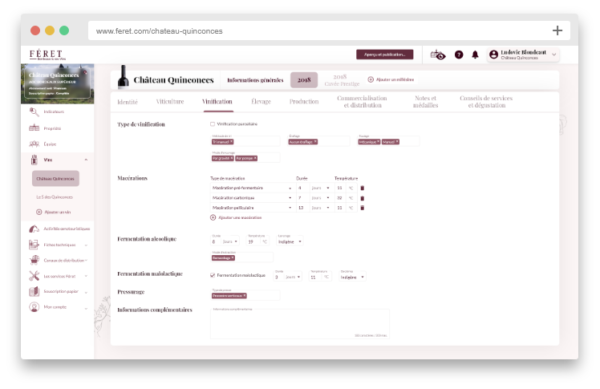 Saisie simple et rapide avec Féret